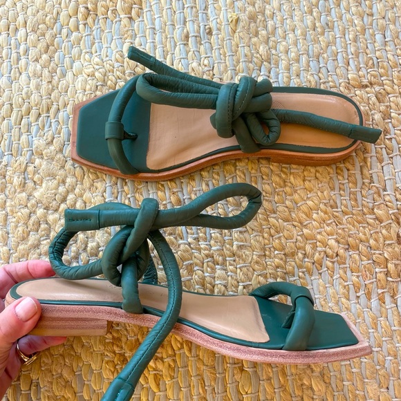 Anthropologie Wal & Pai Eureka Sandal in Green Size 37 - Picture 6 of 13